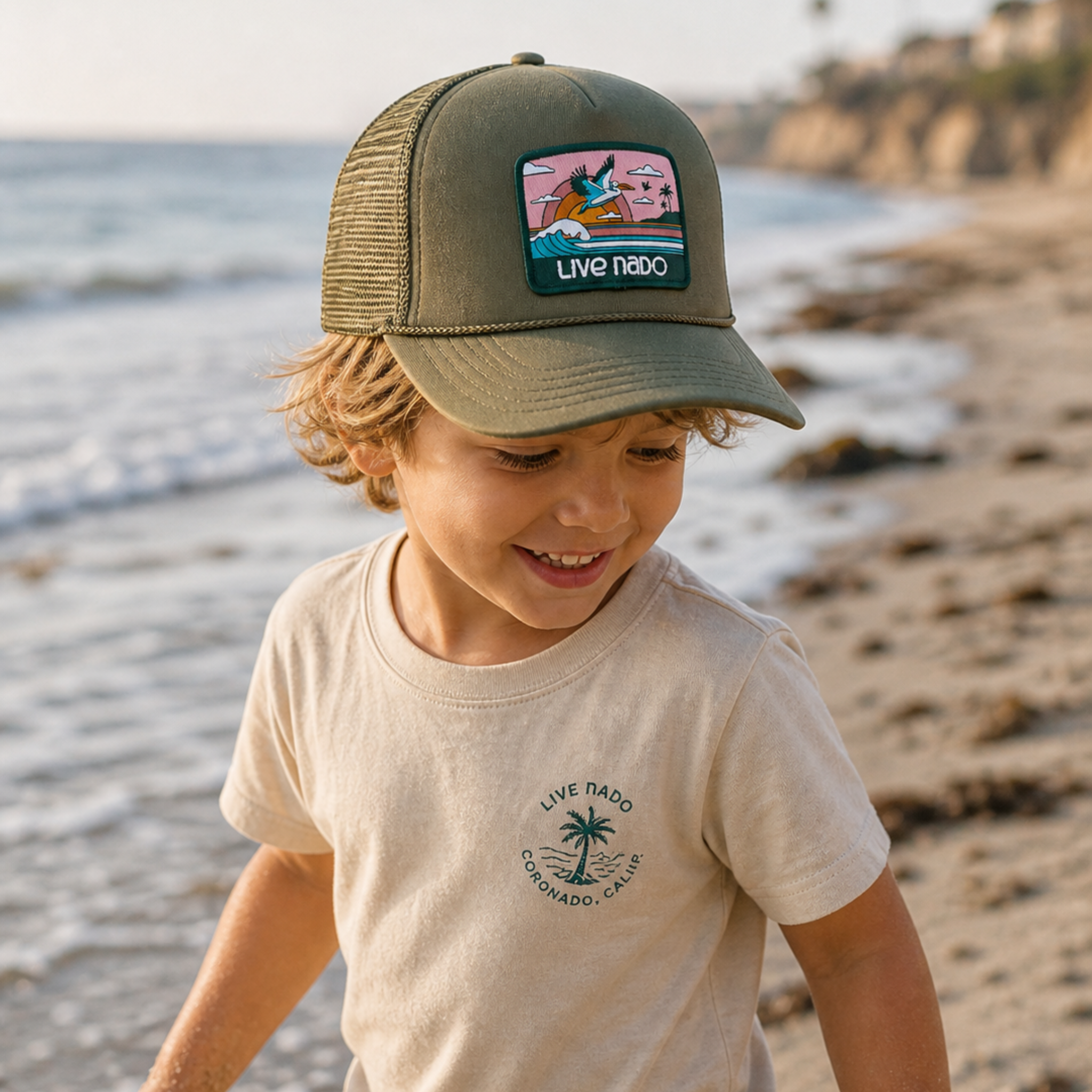 SPRECKELS CORONADO KIDS FOAM TRUCKER | PINK PELICAN PATCH