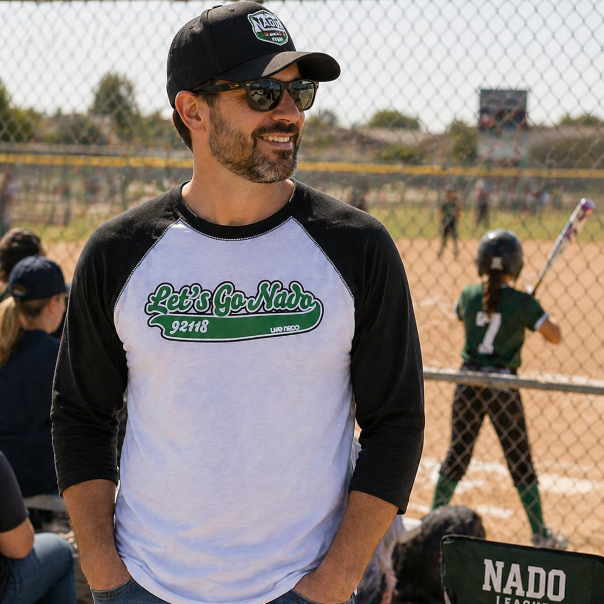 HIS TEES | MEN'S "LET'S GO NADO" VINTAGE BASEBALL TEE