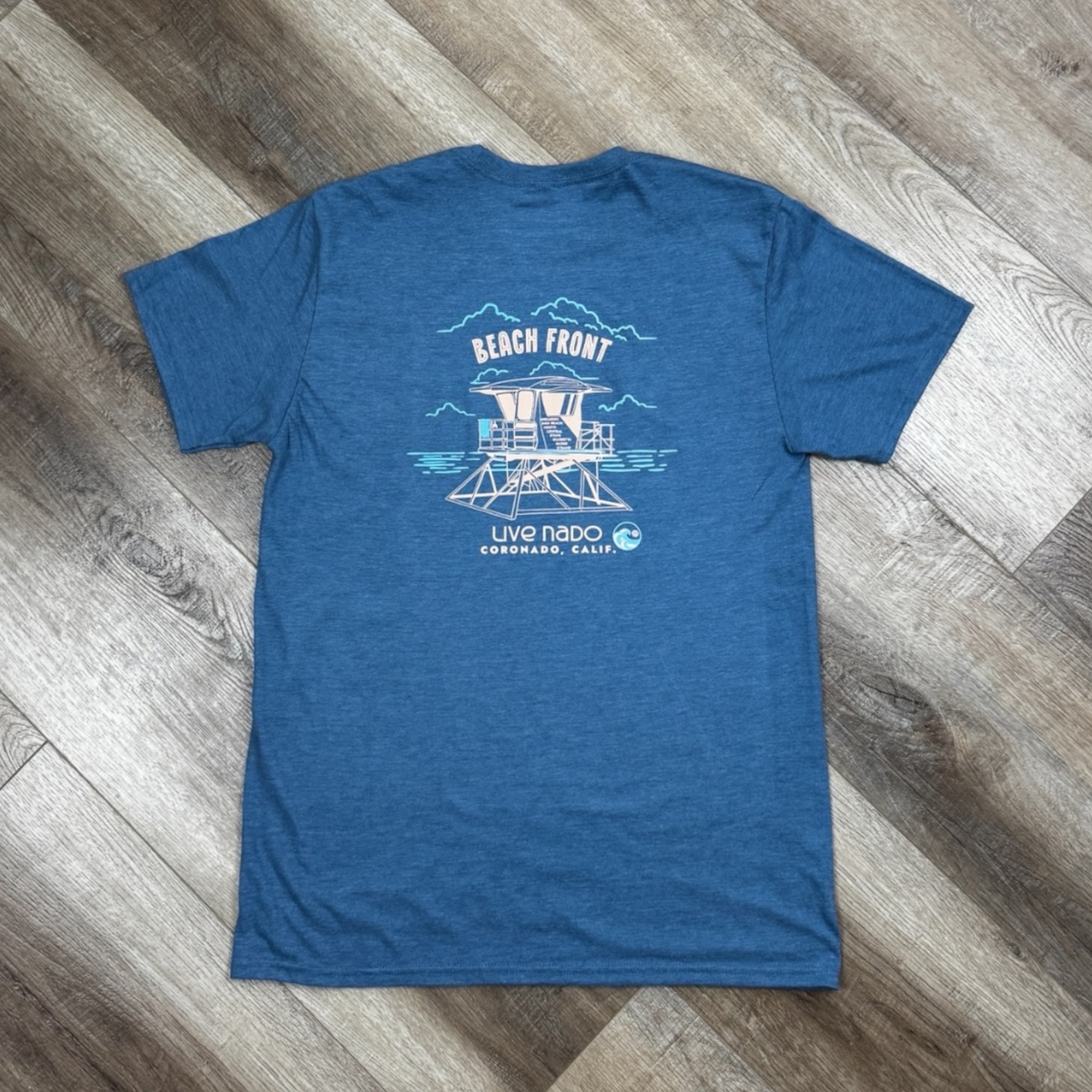 HIS EVERYDAY TEE | BEACH FRONT CORONADO LIFEGUARD CHAIR