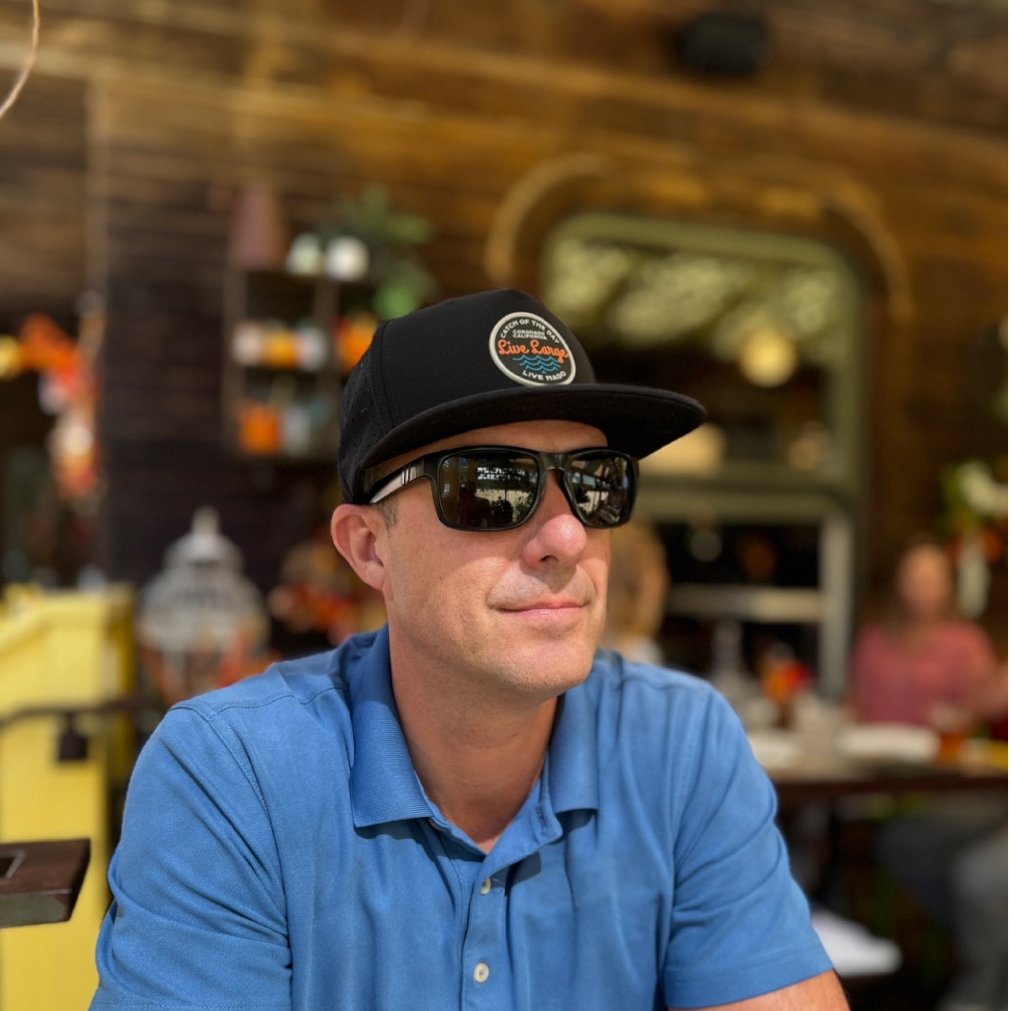 BALBOA | CATCH OF THE DAY FLAT BRIM PERFORMANCE SNAPBACK HAT