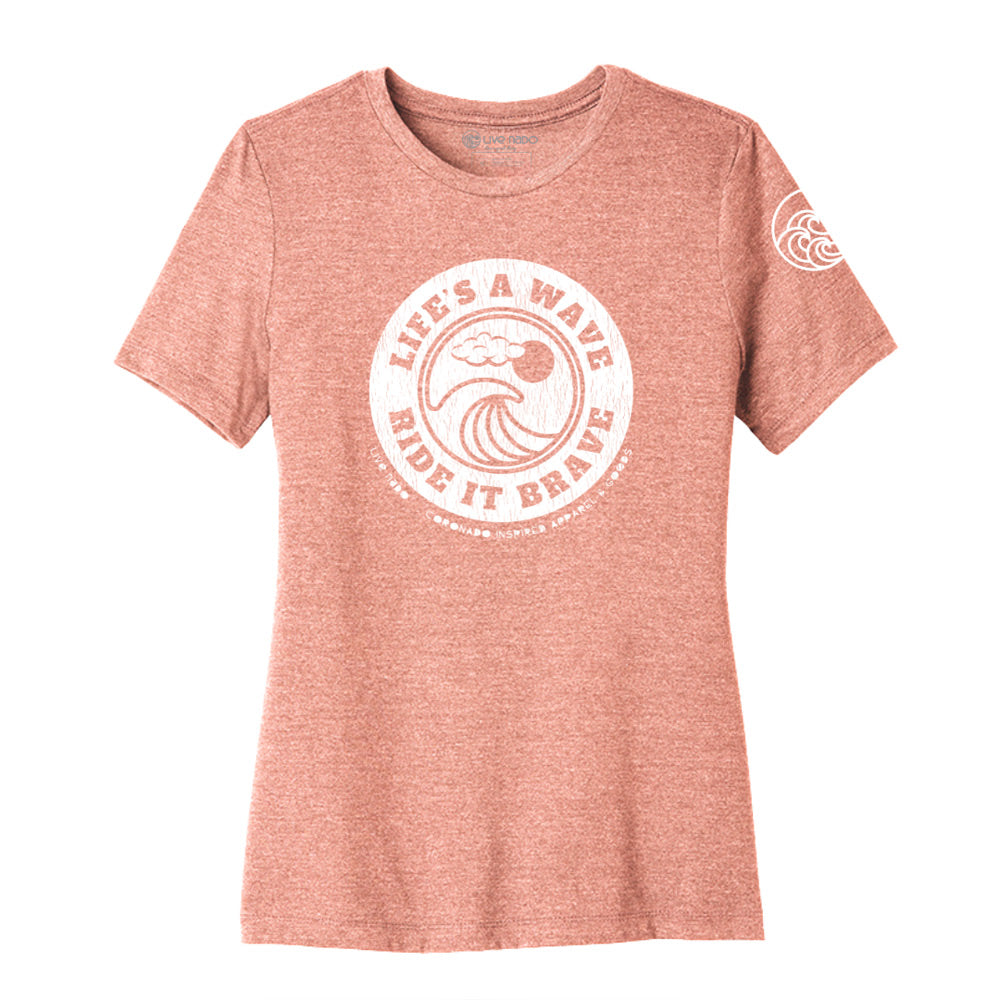 EVERYDAY TEE HERS | CORONADO LIFE'S A WAVE SURF TEE