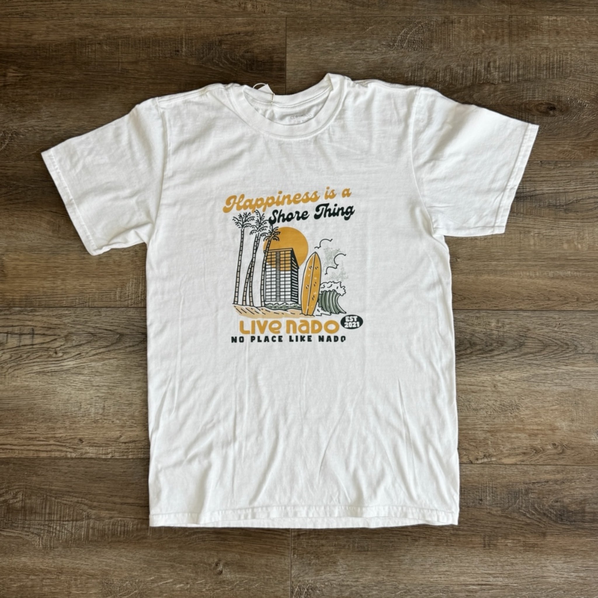 EVERYDAY TEE HERS | HAPPINESS IS A SHORE THING CORONADO T SHIRT