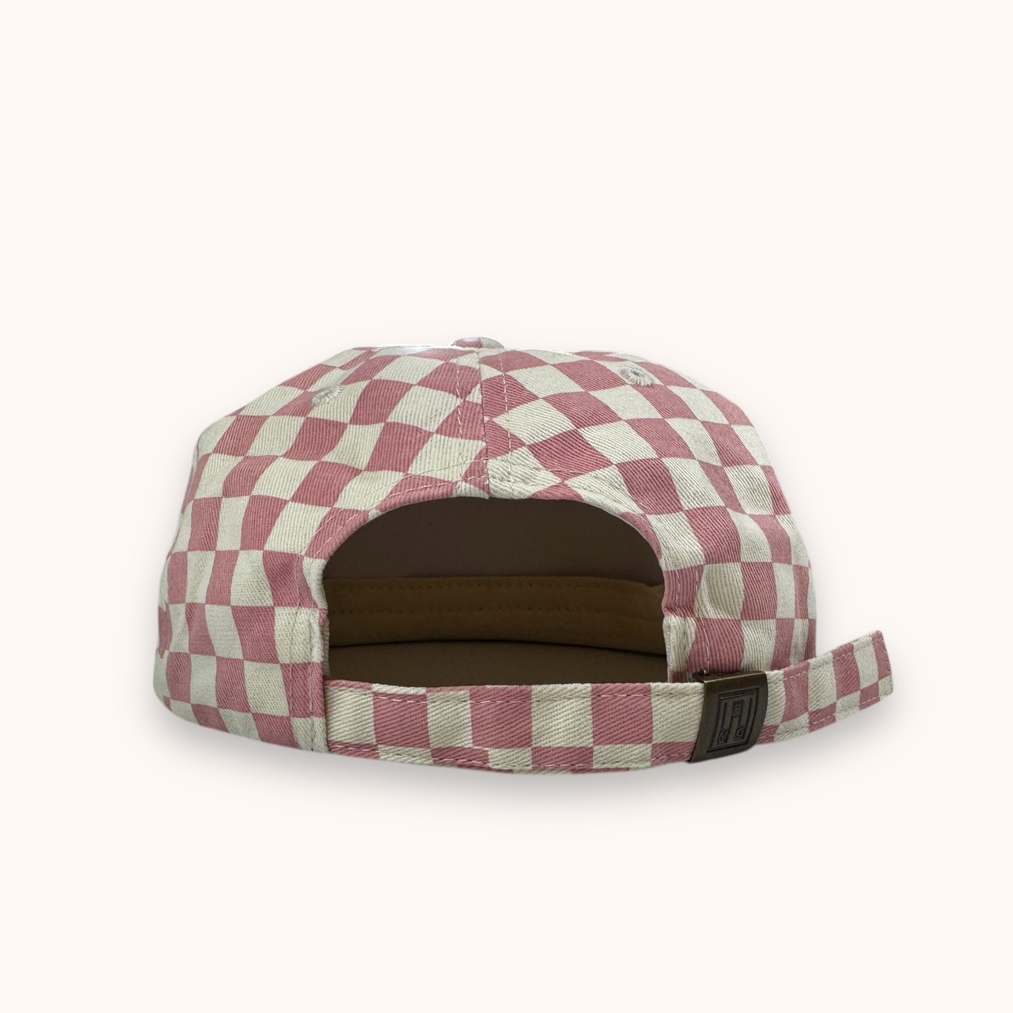 SPRECKELS | PINK CHECKERED KIDS SURF CAP