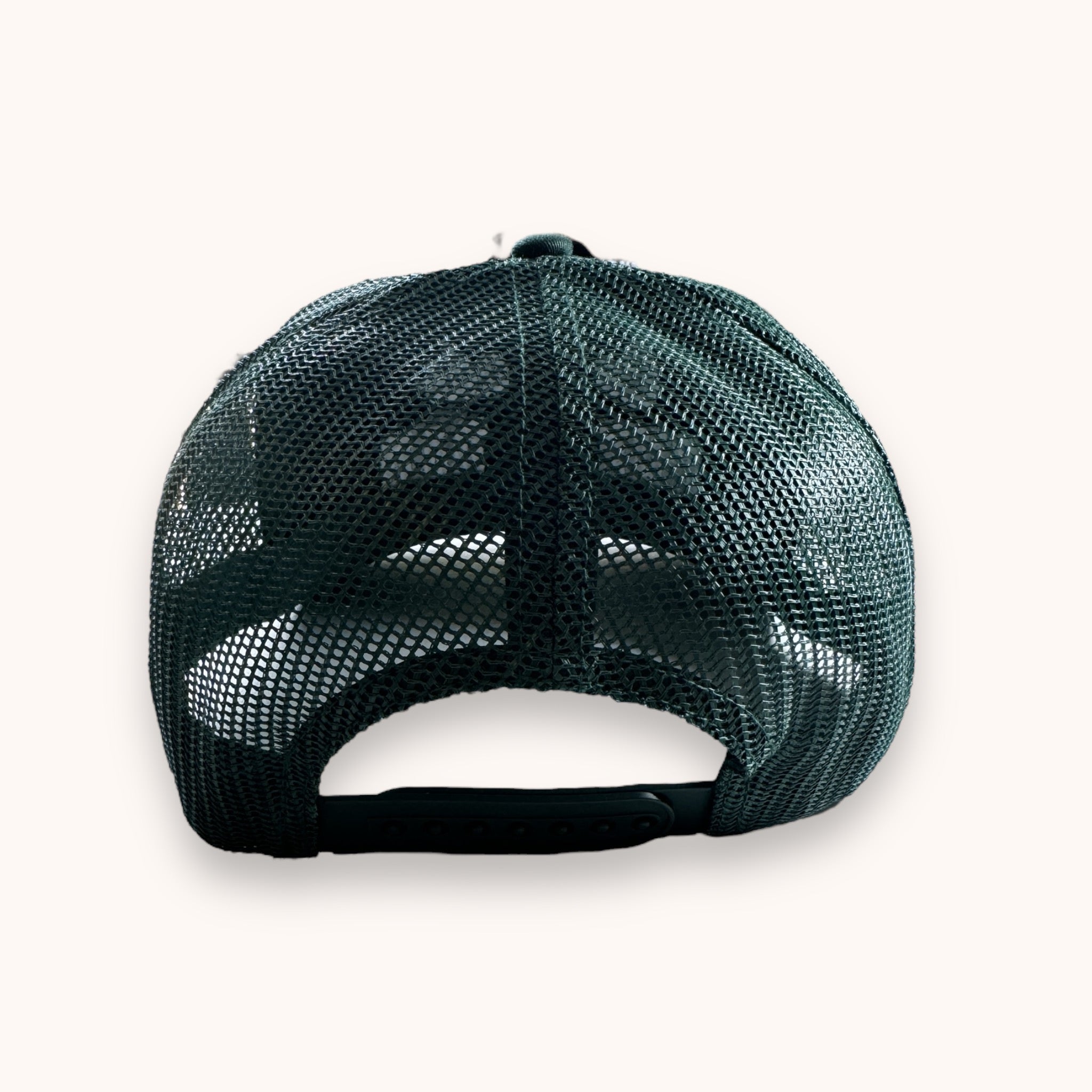 CORONADO CHEER MOM | DARK GREEN CURVED BRIM MESH BACK TRUCKER