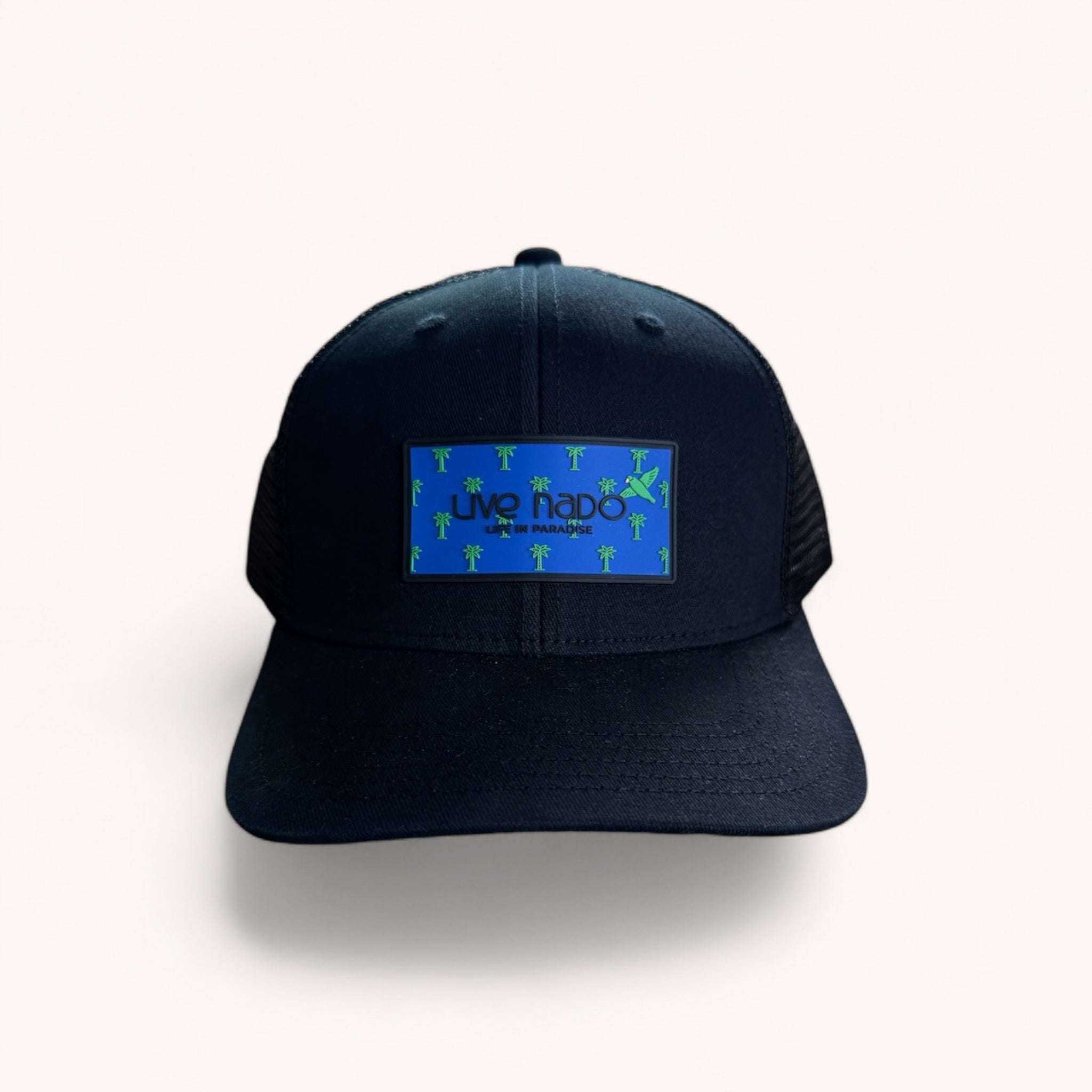ALAMEDA | PARROTS & PALMS CURVED BRIM TRUCKER HAT