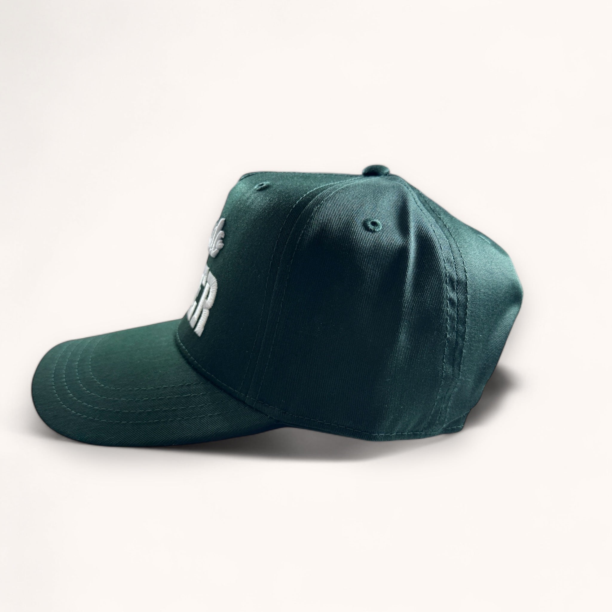 KIDS CORONADO CHEER | DARK GREEN CURVED BRIM KIDS BASBEALL HAT