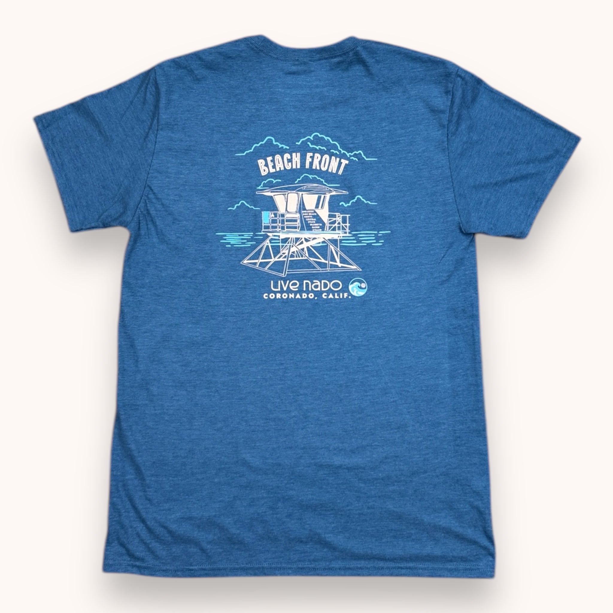 HIS EVERYDAY TEE | BEACH FRONT CORONADO LIFEGUARD CHAIR