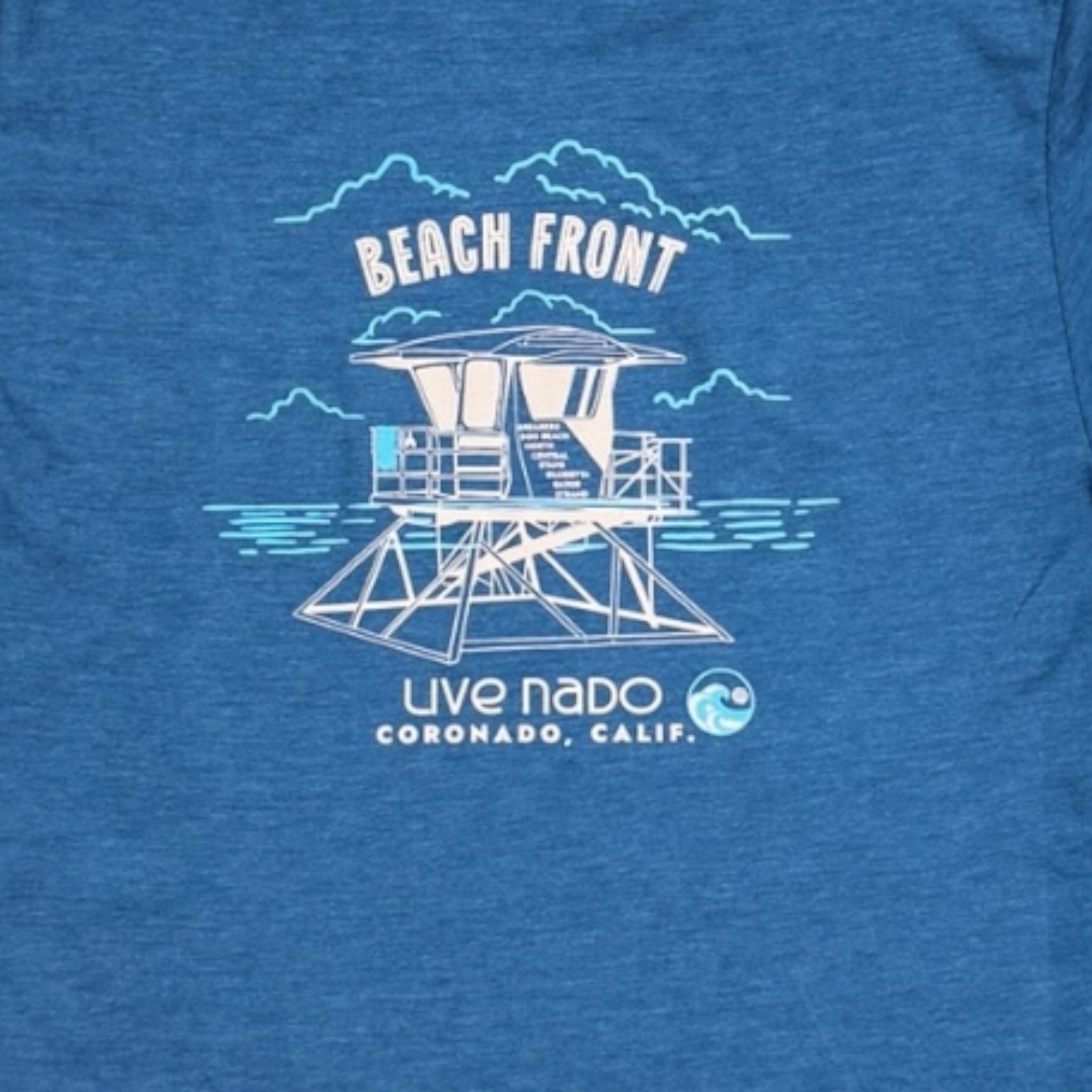 HIS EVERYDAY TEE | BEACH FRONT CORONADO LIFEGUARD CHAIR