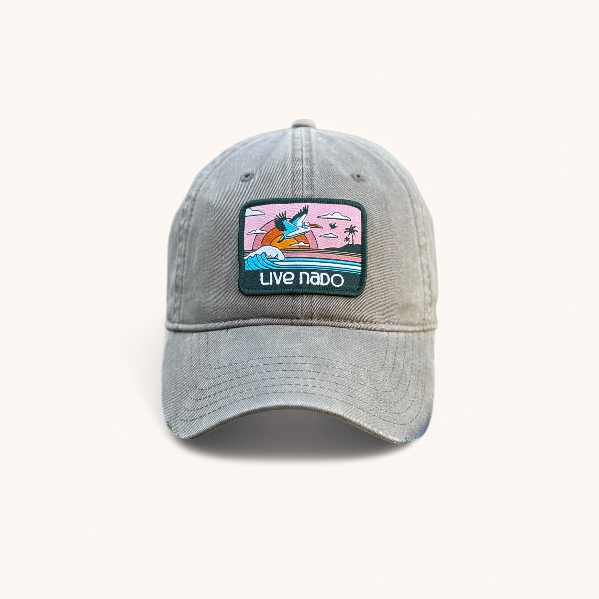 BAYVIEW BASEBALL CAP | PINK PELICAN PATCH
