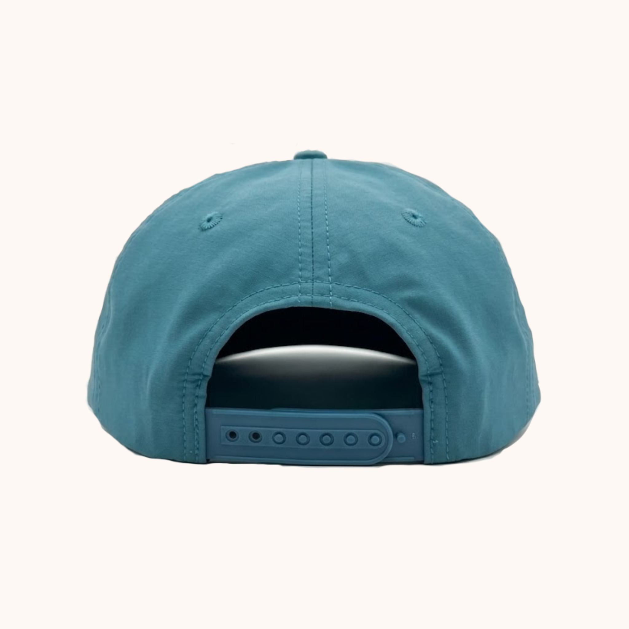 Blue cap on a white background