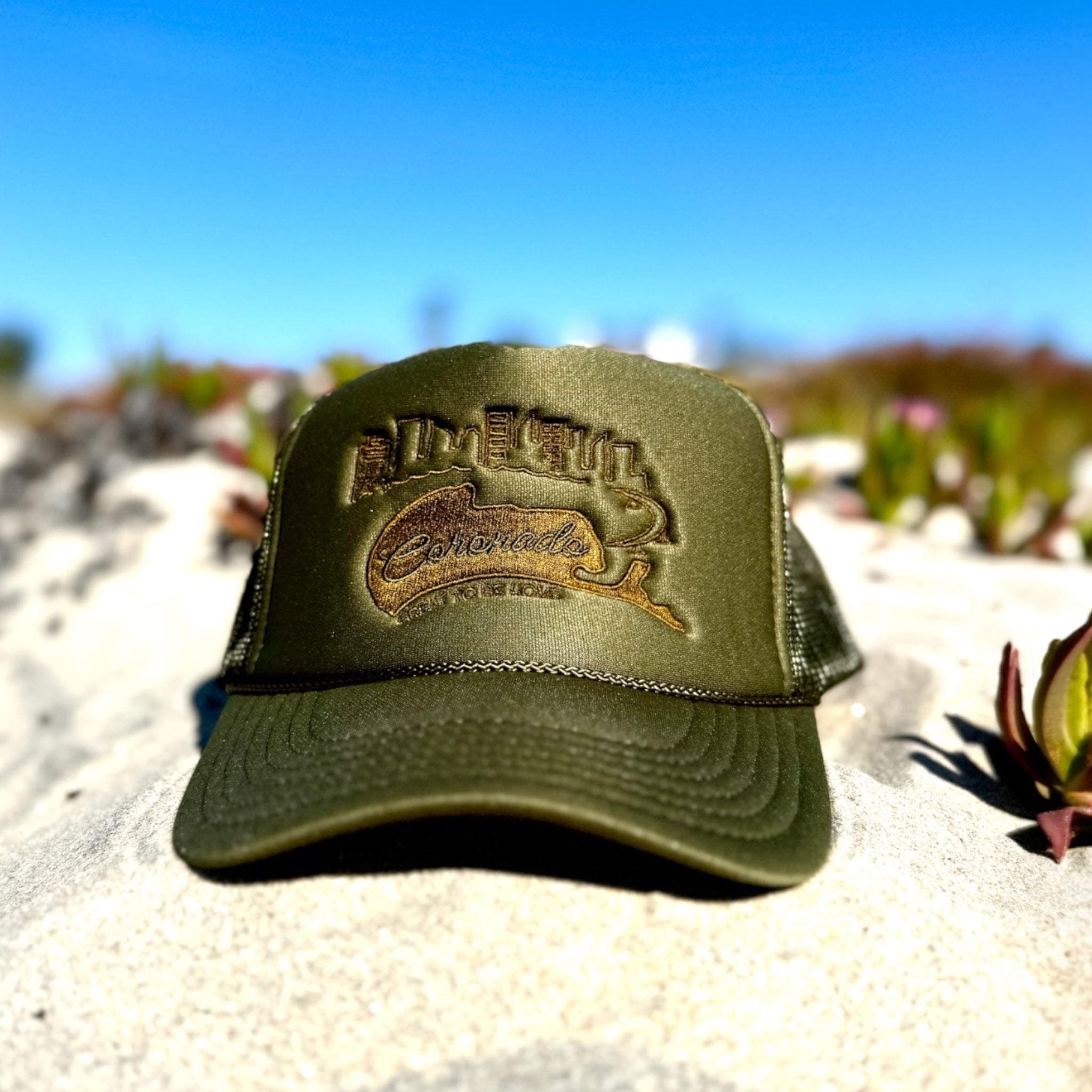 NORTH BEACH | CORONADO MAP WITH SAN DIEGO SKYLINE FOAM TRUCKER