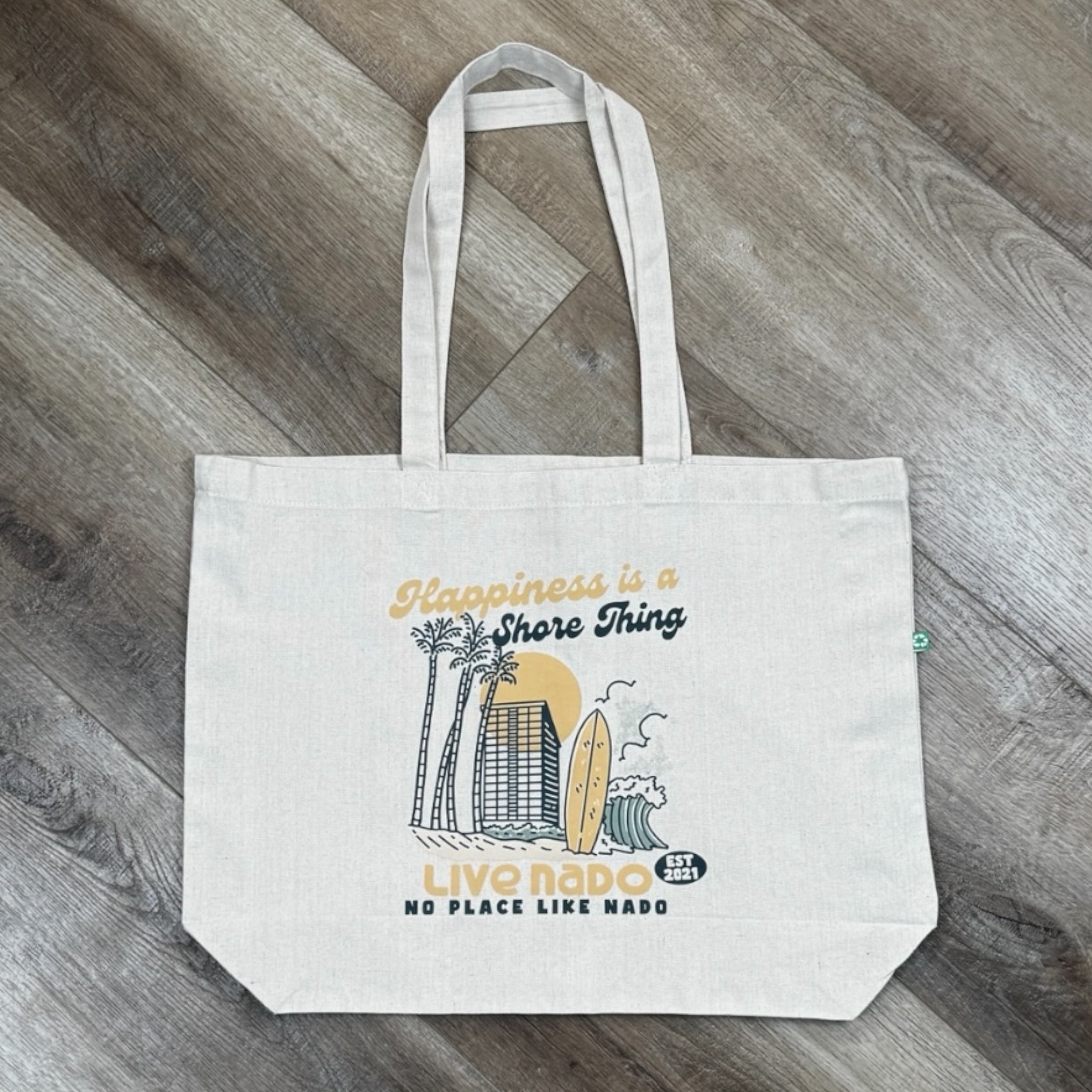 ACCESSORIES | HAPPINESS IS A SHORE THING CORONADO TOTE