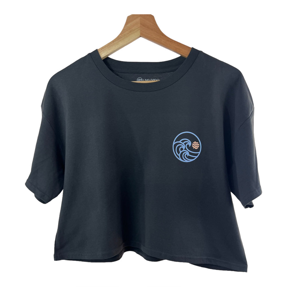LOGO TEE | LIVE NADO CROP RELAXED FIT TEE