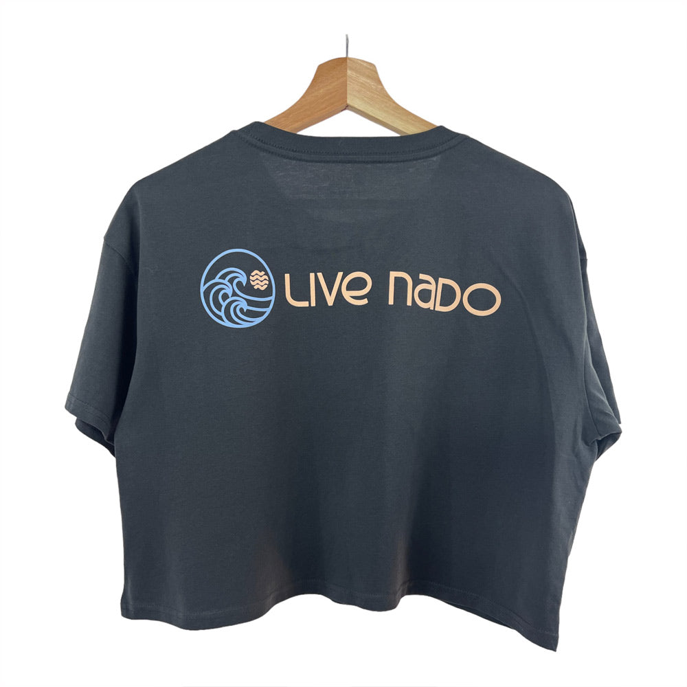 LOGO TEE | LIVE NADO CROP RELAXED FIT TEE
