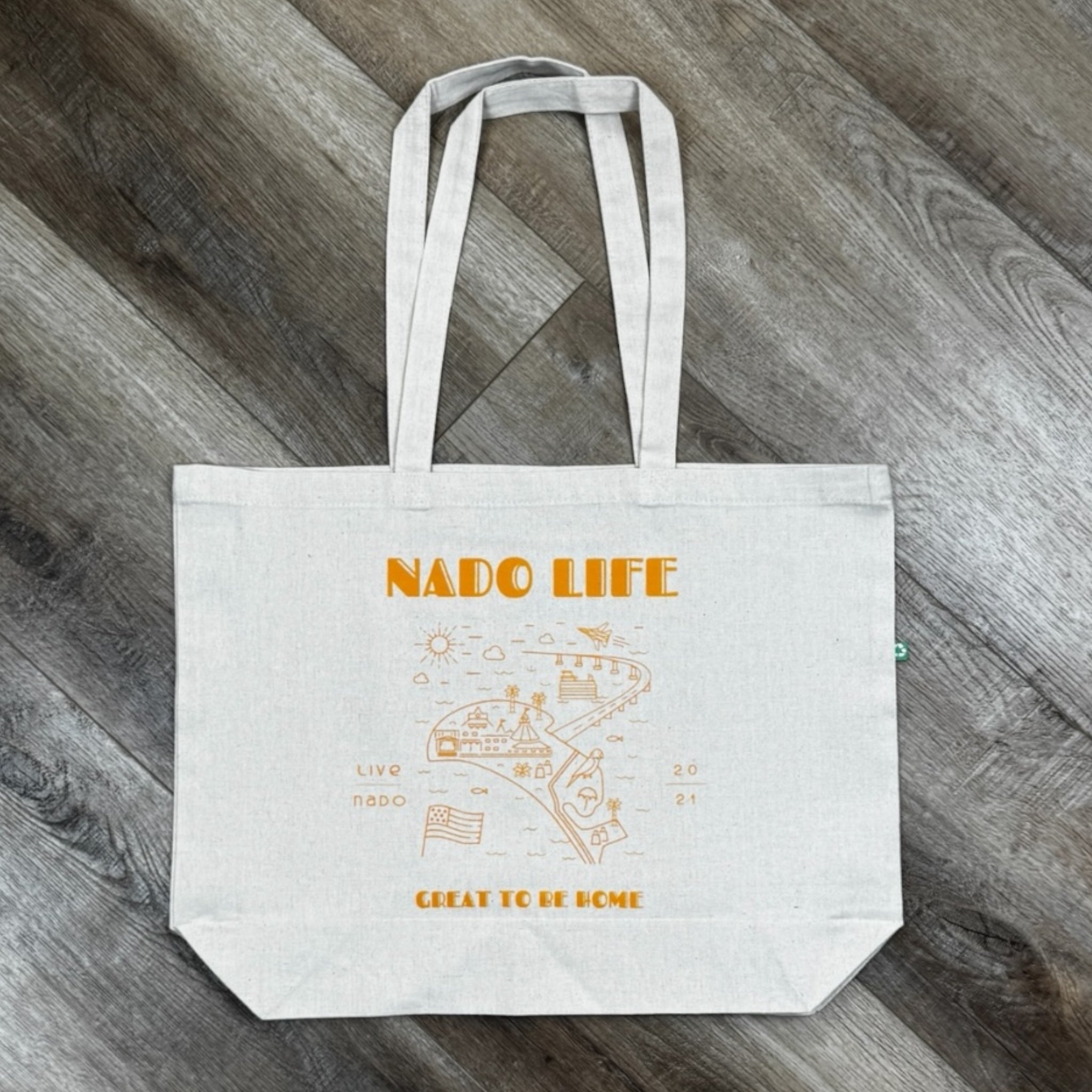 ACCESSORIES | NADO LIFE TOTE WITH CORONADO ICONS MAP