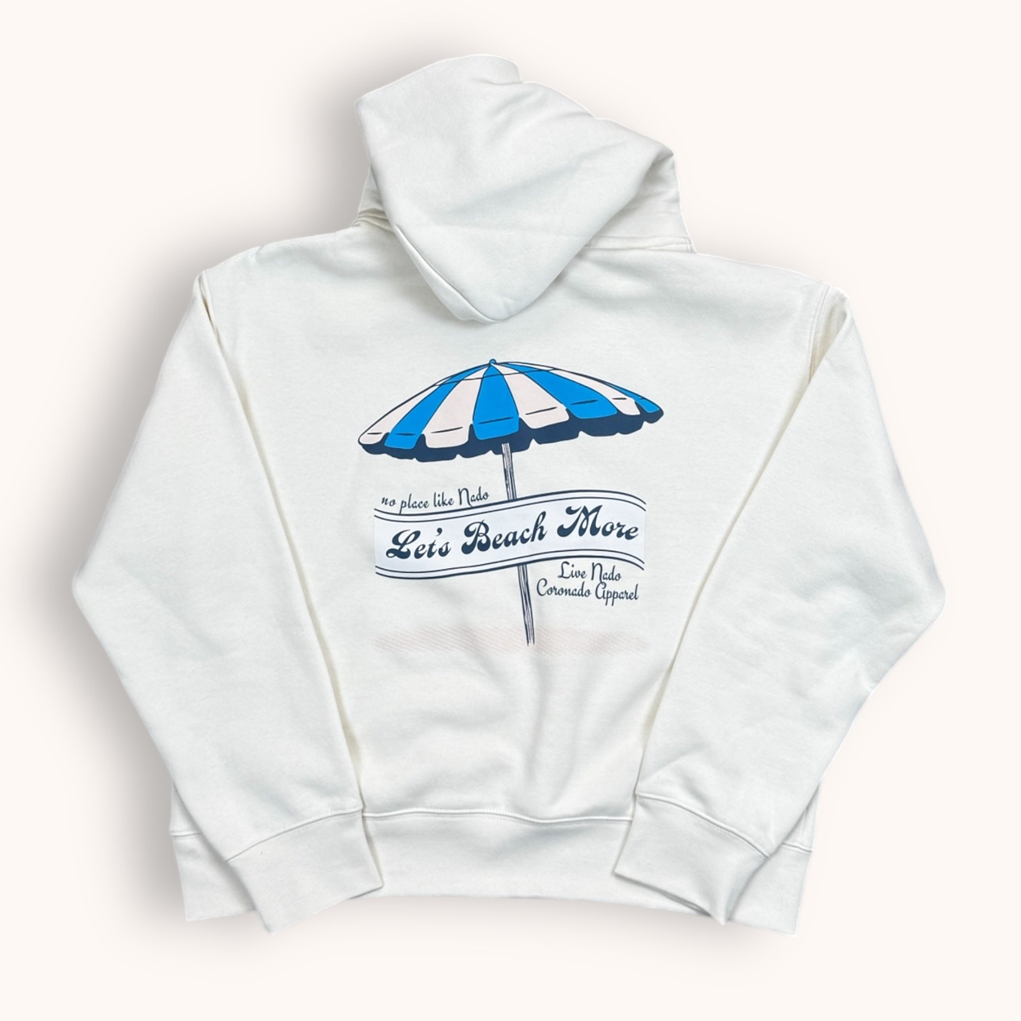 SHORELINE SWEATS | LET'S BEACH MORE CORONADO HOODED SWEATSHIRT