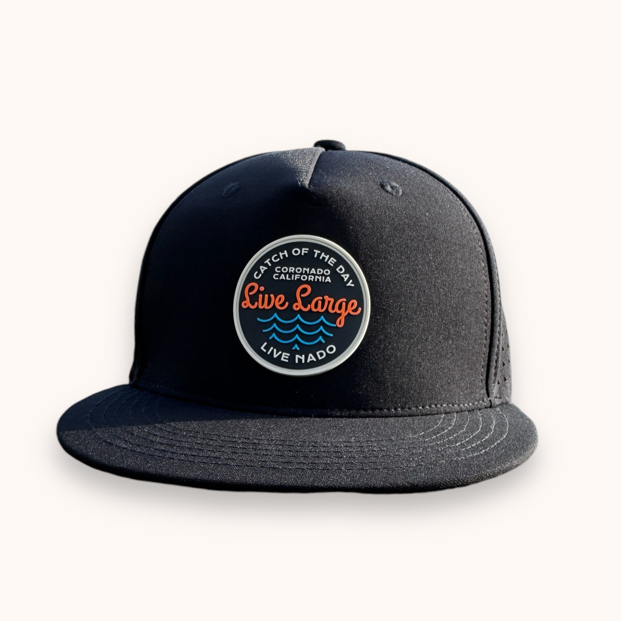 BALBOA | CATCH OF THE DAY FLAT BRIM PERFORMANCE SNAPBACK HAT