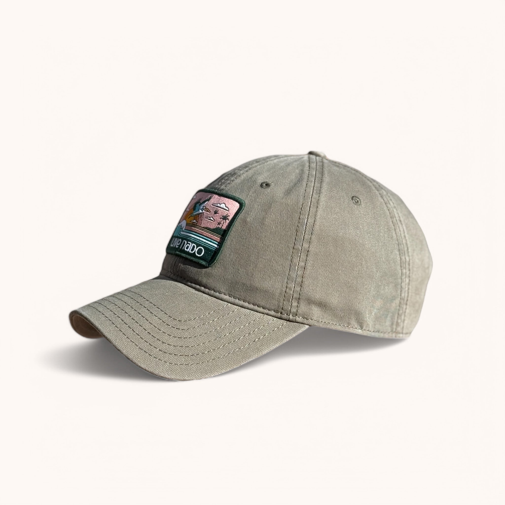 BAYVIEW BASEBALL CAP | PINK PELICAN PATCH