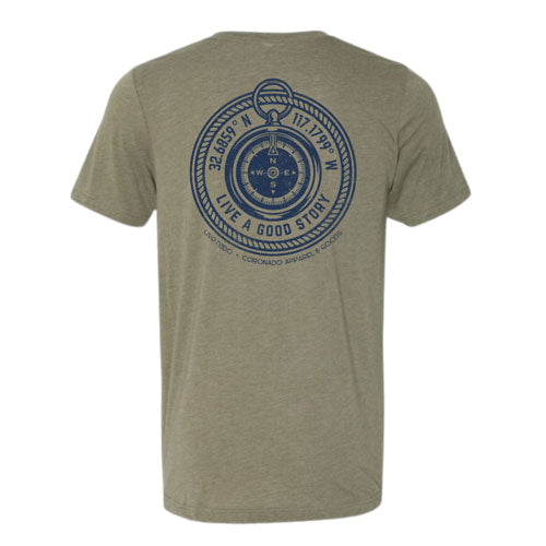 EVERYDAY TEE | CORONADO LATITUDE AND LONGITUDE TEE