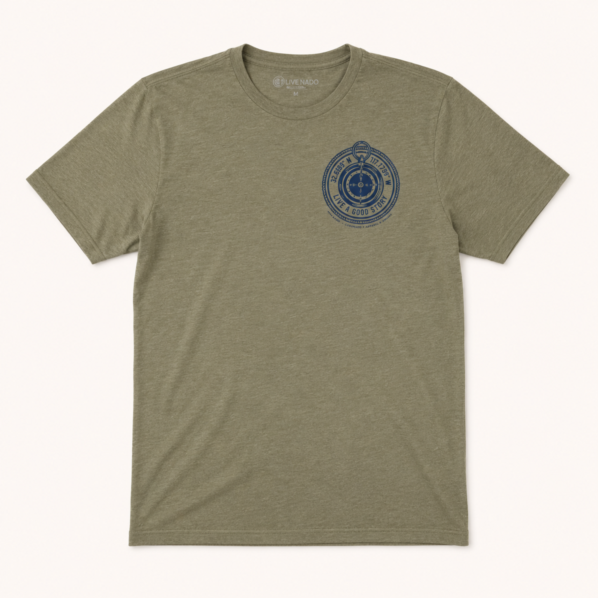 HIS TEES | CORONADO LATITUDE AND LONGITUDE TEE