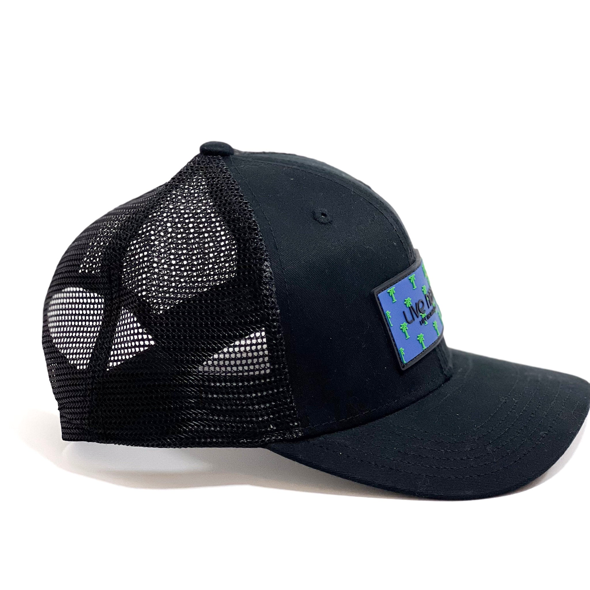 ALAMEDA | PARROTS & PALMS CURVED BRIM TRUCKER HAT