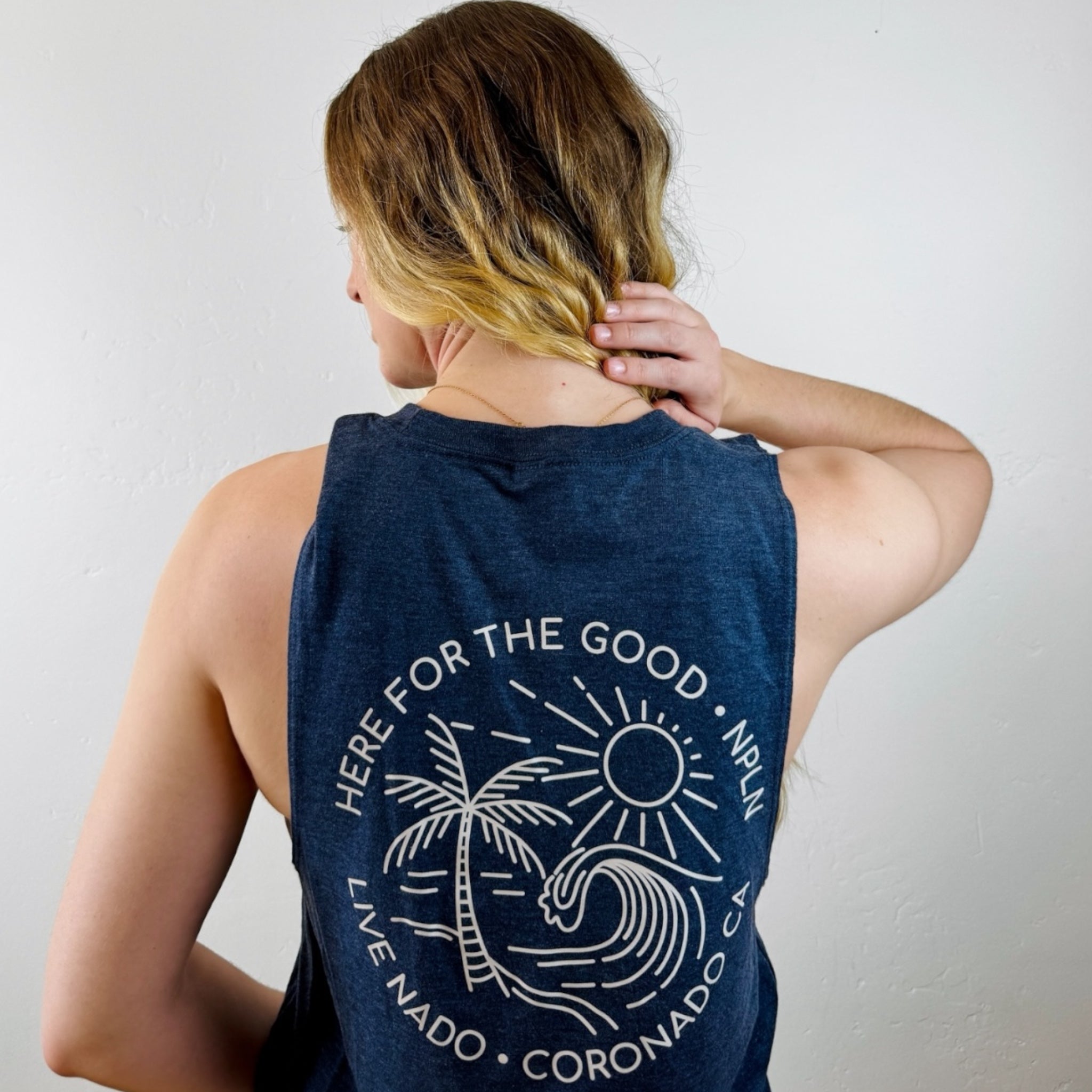 HER EVERYDAY TANK |  HERE FOR THE GOOD NO PLACE LIKE NADO YOGA TANK