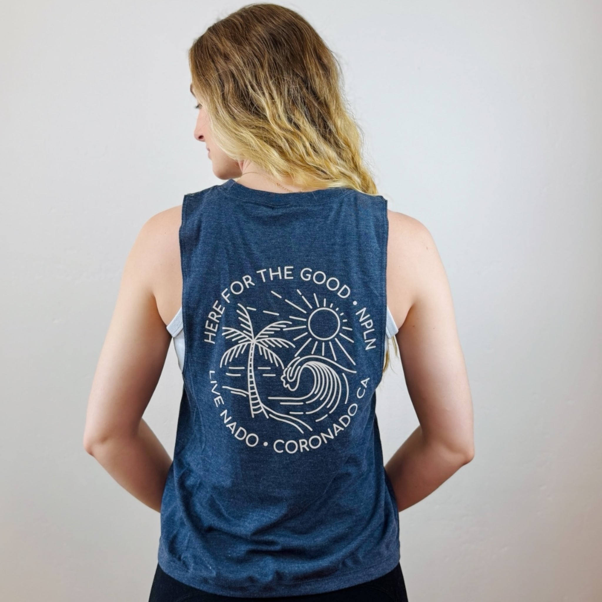 HER EVERYDAY TANK |  HERE FOR THE GOOD NO PLACE LIKE NADO YOGA TANK