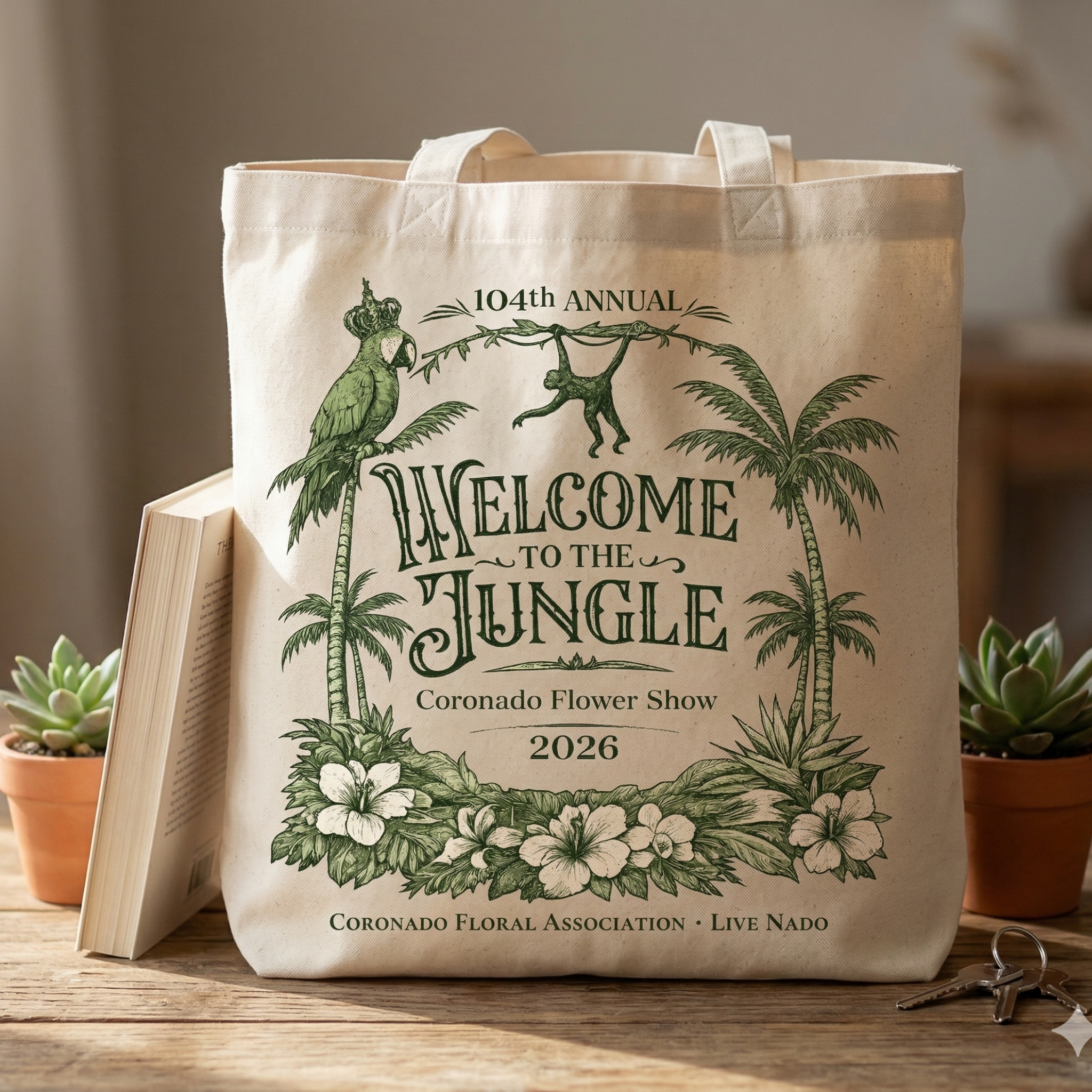 CFA x LIVE NADO | WELCOME TO THE JUNGLE TOTE